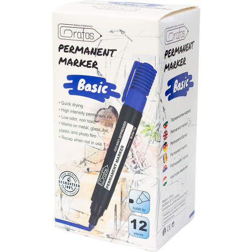 Permanent Marker Grafos Basic black, 1000000000040352 05 