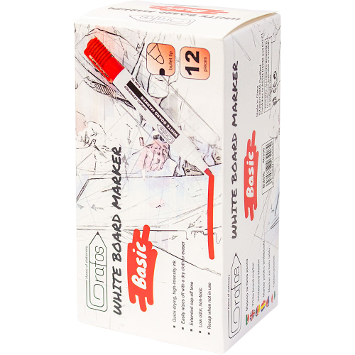 Whiteboard Marker Grafos round black, 1000000000040355 05 