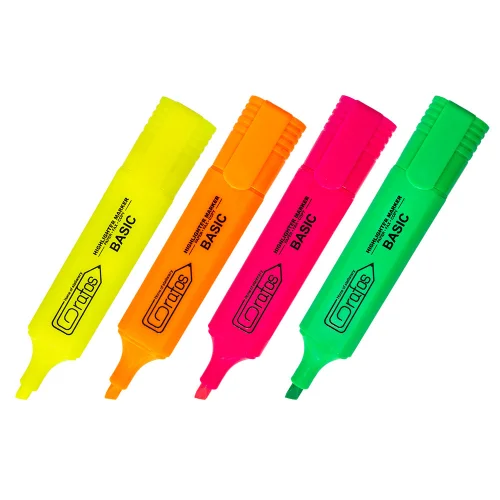 Highlighter Grafos Basic Set of 4colors, 1000000000040350 02 