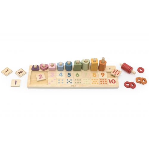 Дървен сортер низанка Viga Toys Монтесори, 3+ години, 2006971608442193 02 