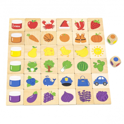 Образователна игра Viga Toys Цветове, 3+ години, 2006971608445057 02 