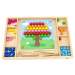 Дървена Монтесори мозайка Viga Toys, 3+ години, 2006971608445743 05 