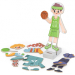 Магнитна детска игра Viga toys Облечи момчето 3+ години, 2006971608446368 05 