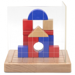 Viga Toys Wooden cubes for 3D models, 3+ years