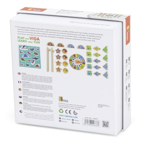 Детска магнитна игра  Viga Toys Риболов, 3+ години, 2006971608446733 06 