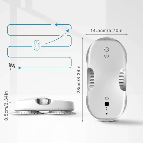 Робот за прозорци Xiaomi Hutt DDC55, 1000000000046255 06  — OK Office Робот за прозорци Xiaomi Hutt DDC55, 1000000000046255 06
