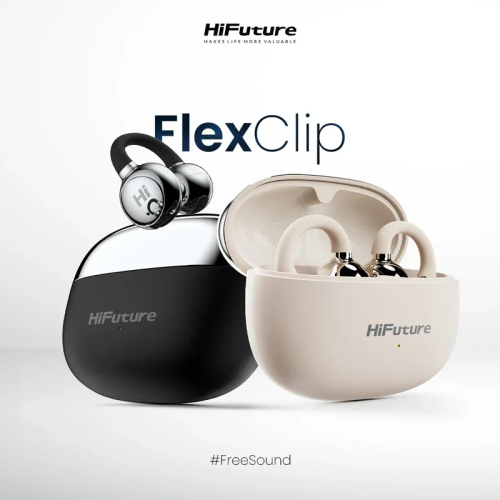 Безжични слушалки тапи HiFuture FlexClip, черен, 2006972576181954 02 