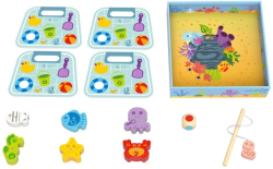 Настолна игра Tooky Toy Риболов, 18 месеца+