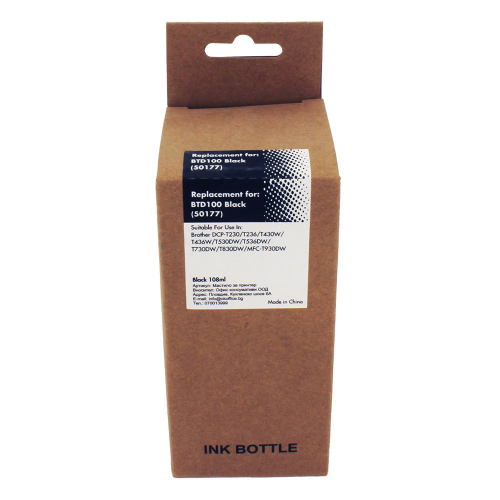 Мастило Brother BT-D100 Black съвм 48мл, 1000000000050177 03 
