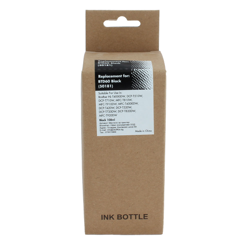 Мастило Brother BT-D60 Black съвм 135мл, 1000000000050181 03 