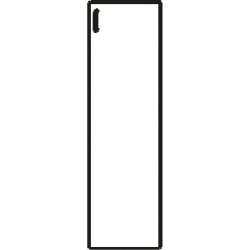 Door for H162 38/154 1 pcs. titan