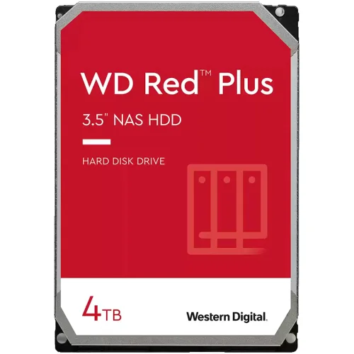 Хард диск WD Red Plus, 4TB, 2000718037899794