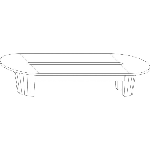 Meeting table Diamond 320/180/76 wng/bg, 1000000000007206 02  — OK Office Meeting table Diamond 320/180/76 wng/bg, 1000000000007206 02