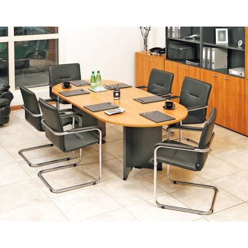 Meeting table Mary oval 220/110/74 beech, 1000000000007219