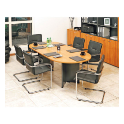 Meeting table Mary oval 220/110/74 wenge