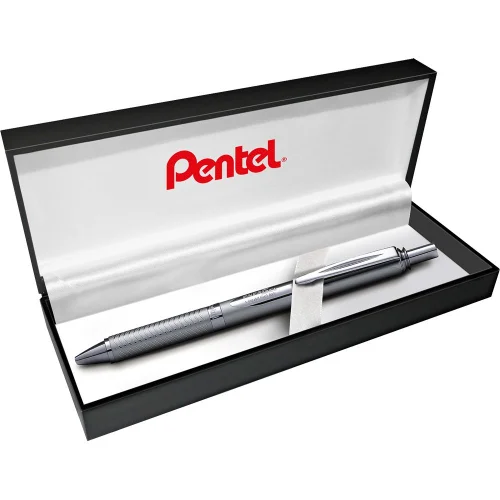 Ролер Pentel BL407 0.7 мм сребро + кутия, 1000000000026822 03 