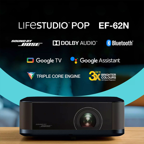Мултимедиаен проектор Epson EF-62N+екран, 1000000000053267 02 