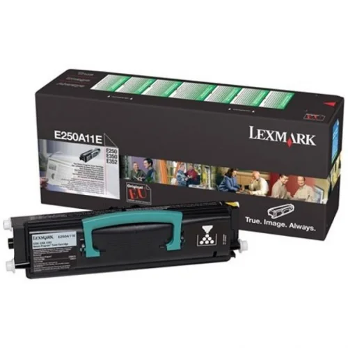 Toner Lexmark E250A11E Black orig 3.5k, 1000000000008967