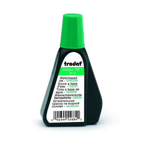 Trodat quick-drying green ink 25ml, 1000000010700236