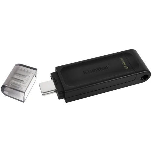 Памет USB Type-C 3.2 64GB Kingston DataTraveler 70 черен, 2000740617305302 03 