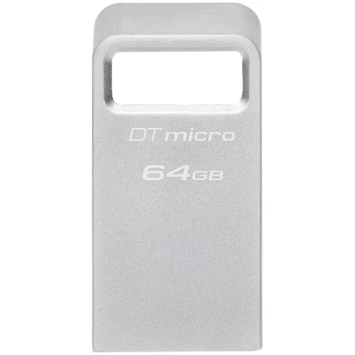 Памет USB 3.2 64GB Kingston DataTraveler Micro сребрист, 2000740617328066