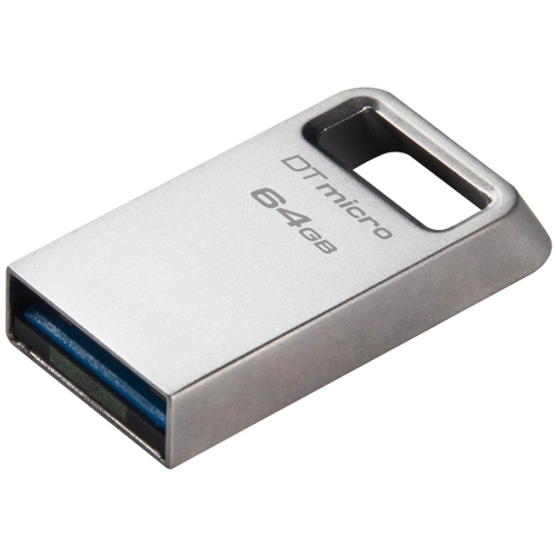 Памет USB 3.2 64GB Kingston DataTraveler Micro сребрист, 2000740617328066 02  — OK Office Памет USB 3.2 64GB Kingston DataTraveler Micro сребрист, 2000740617328066 02