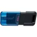 Памет USB-C 3.2 64GB Kingston DataTraveler 80M черен/син, 2000740617330656 04 