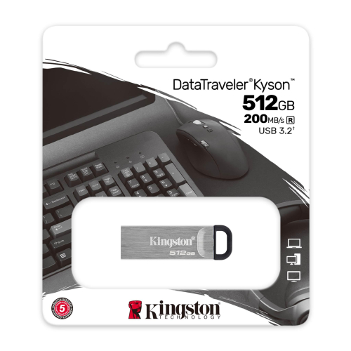 Памет USB 512GB KINGSTON DataTraveler Kyson Сребрист, 2000740617340761 02 