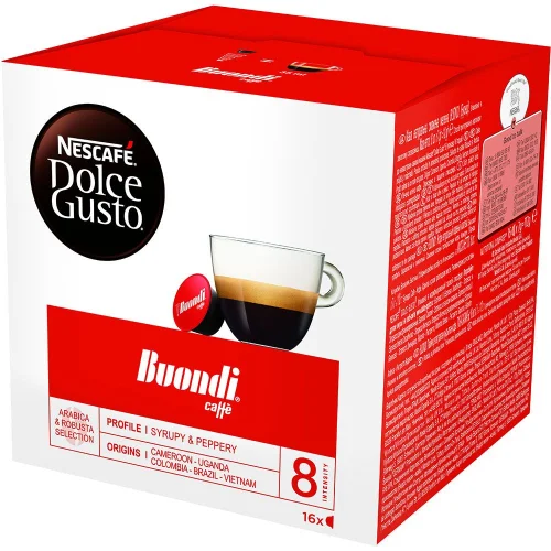 Nescafe DG Espresso Buondi 16 pieces, 1000000000023027