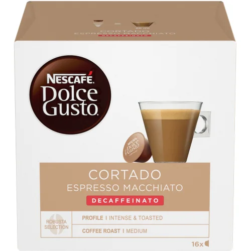 Nescafe DG Espresso Decaffe Cortado 16pc, 1000000000037387