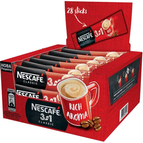 Nescafe 3 In 1 Classic 28 pieces, 1000000000023036