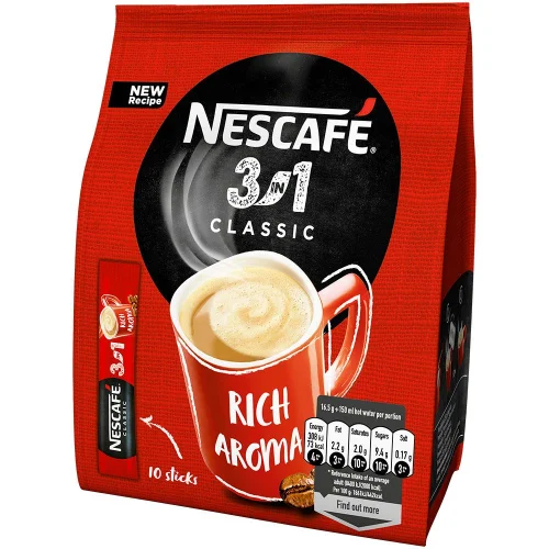 Nescafe 3 In 1 Classic 10 броя, 1000000000023037