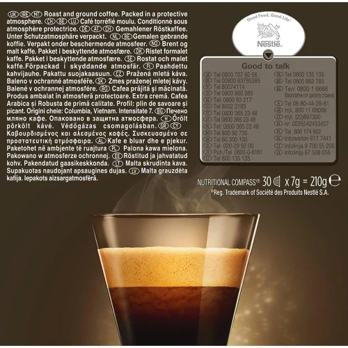 Nescafe DG Espresso Intenso 210g 30pc, 1000000000033194 02 