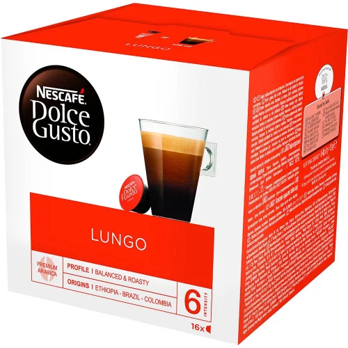 Nescafe DG Espresso Lungo 16 pieces, 1000000000023031