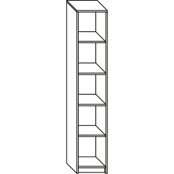 Shelving 42/40/200 wenge