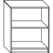 Shelving 80/40/85 beige, 1000000000007658 02 