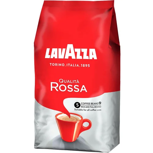 Кафе Lavazza Qualita Rossa на зърна 1 кг, 1000000000003712