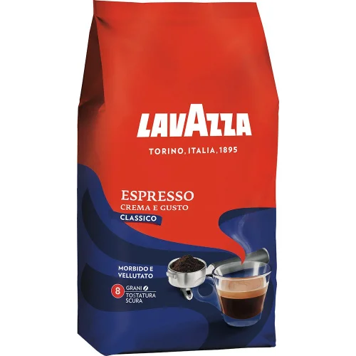 Кафе Lavazza Crema Gusto Class зърна 1кг, 1000000000036787