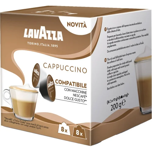 Lavazza Cappuccino compatible cap Dolce, 1000000000040526
