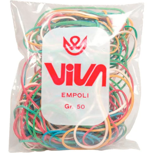 Rubber bands Viva colored 50g, 1000000000043245