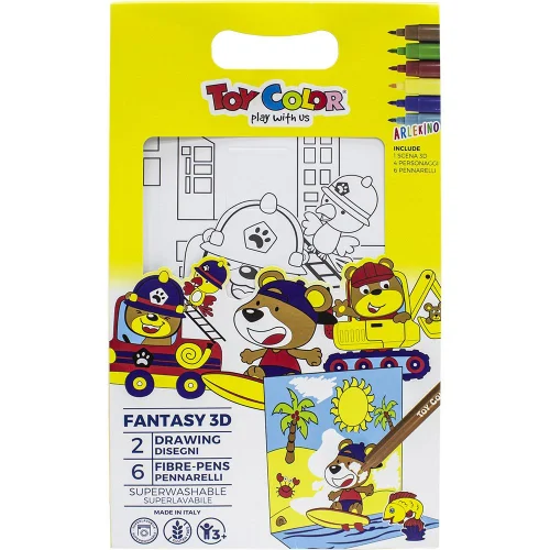 Комплект за оцветяване Toy Color 3D 812, 1000000000002302