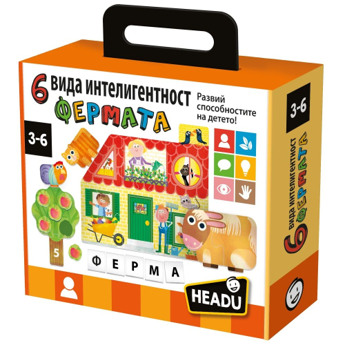 Монтесори игра Headu Фермата, 3–6 години, 2008056214160001 02 