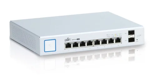 Ubiquiti US8-150W switch with 8-ports and 2-SFP ports, 2000810354024467 02 
