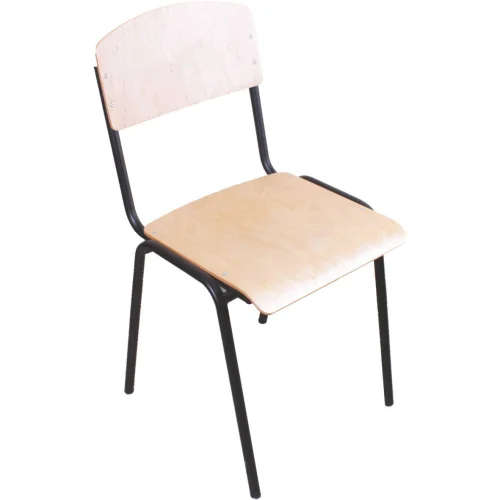 Chair Tina wooden with metal legs, 1000000000008335
