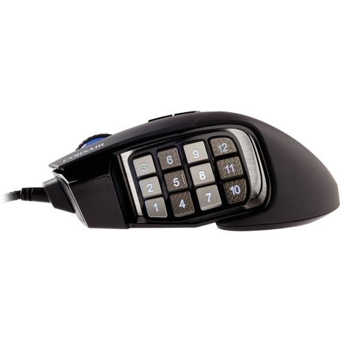 Corsair SCIMITAR RGB ELITE Gaming Mouse, Black, 2000840006616214 02 