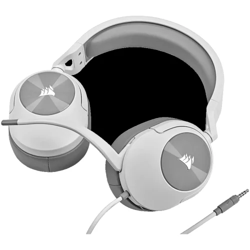 Corsair HS55 Gaming Headphones, White, 2000840006643661 02 