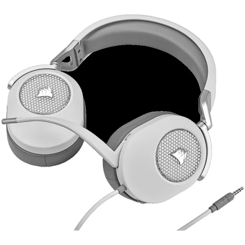 Corsair Gaming Headphones HS65 Surround, White, 2000840006643821 02 