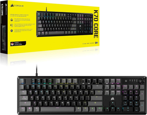 Corsair K70 Core RGB Gaming Keyboard Black, 2000840006666790 07 