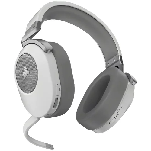Безжични геймърски слушалки Corsair HS65, бели, 2000840006676522 02 