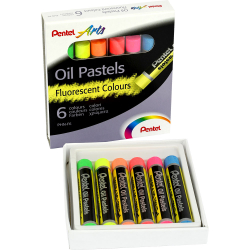 Pentel Arts Fluorescent Oil Pastels